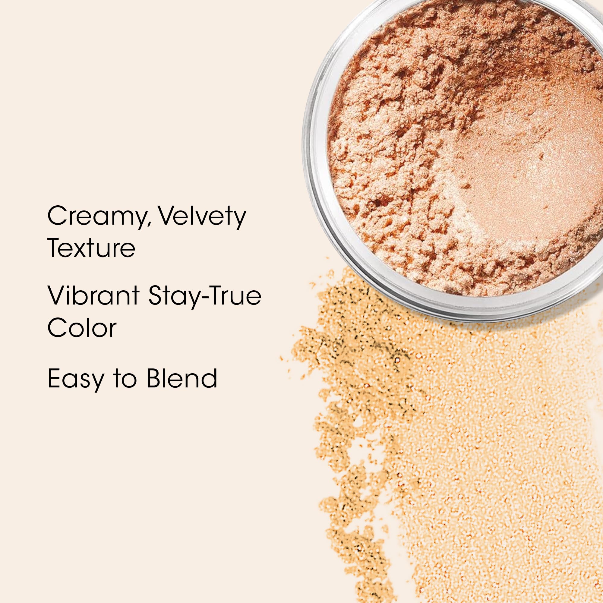 bareMinerals Soul pigment packed with wet-application for bold payoff