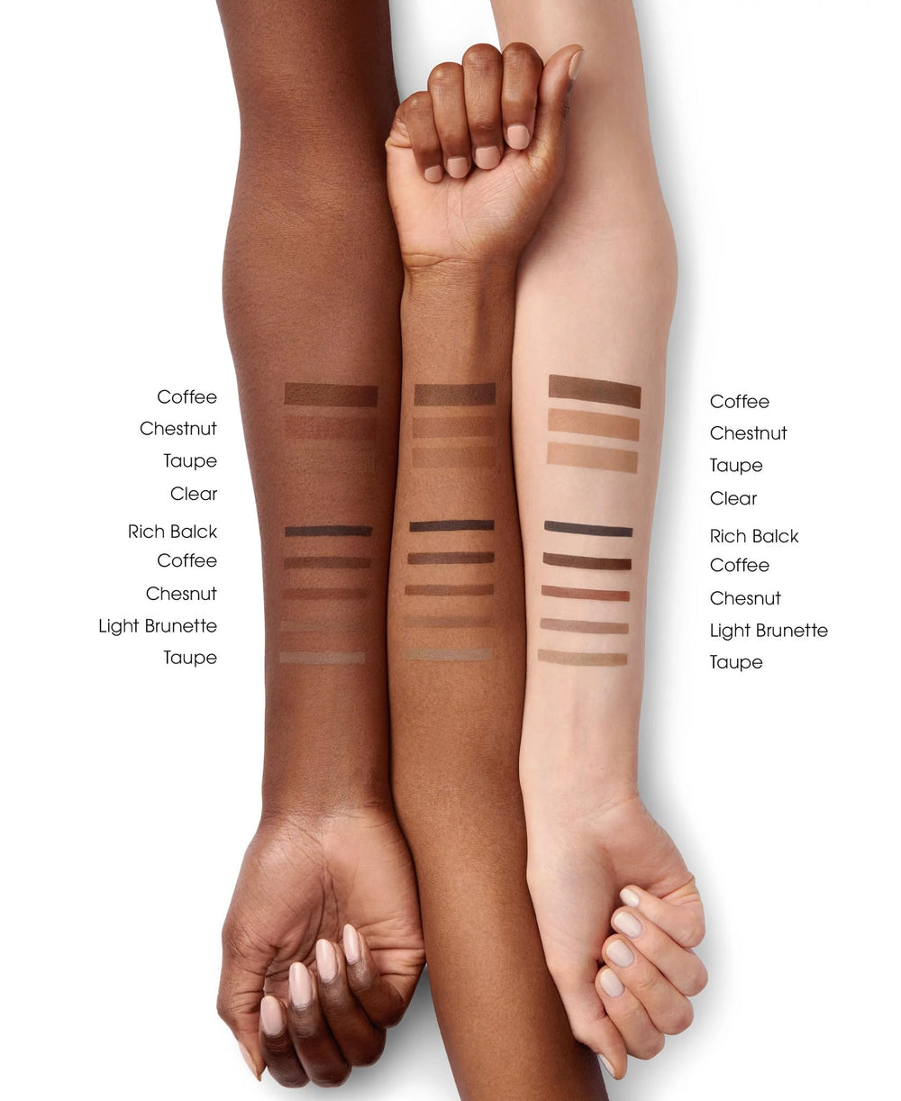 bareMinerals Strength & Length Brow Gel offers long-wear, transfer-proof performance.