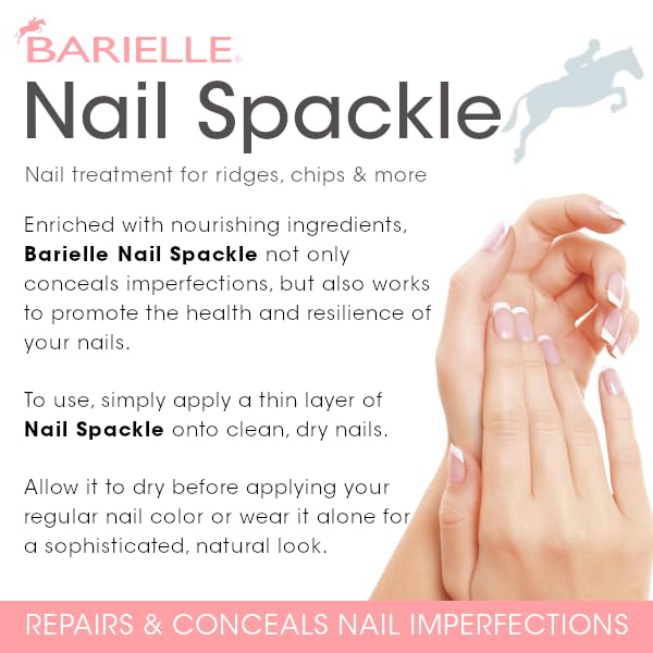 Barielle Nail Spackle chip concealment demonstrates quick blur of imperfections.