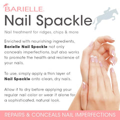 Barielle Nail Spackle chip concealment demonstrates quick blur of imperfections.