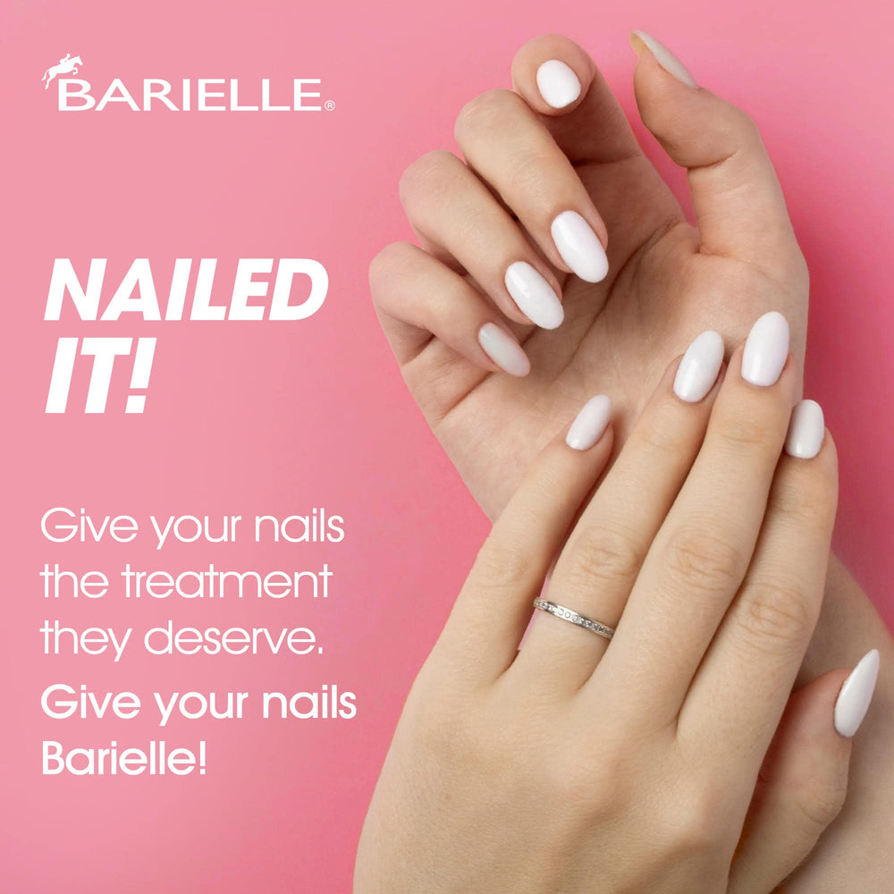 Barielle Nail Spackle natural finish showcases a polished, understated look.