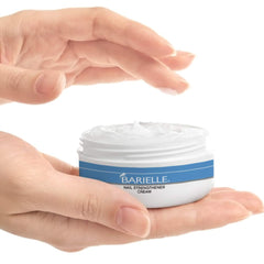 Barielle Nail Strengthener Cream overnight absorption supports nourishment while you sleep.