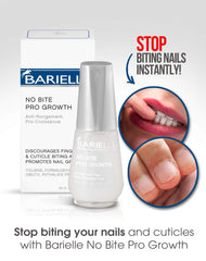 Barielle No Bite Pro Growth applicator applying product to nails.