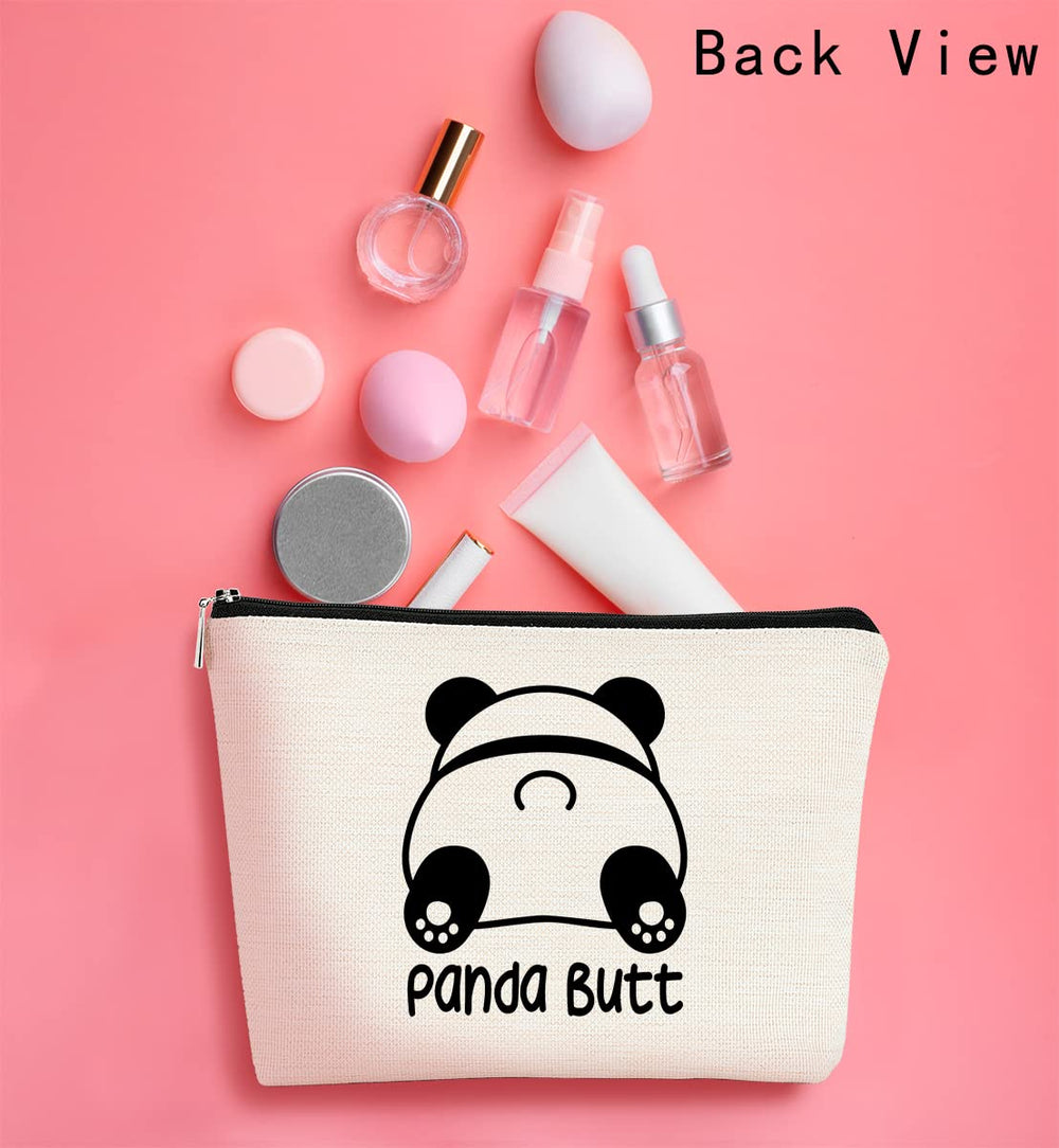 BARPERY panda-themed compact bag fits daily essentials in purse or gym bag.