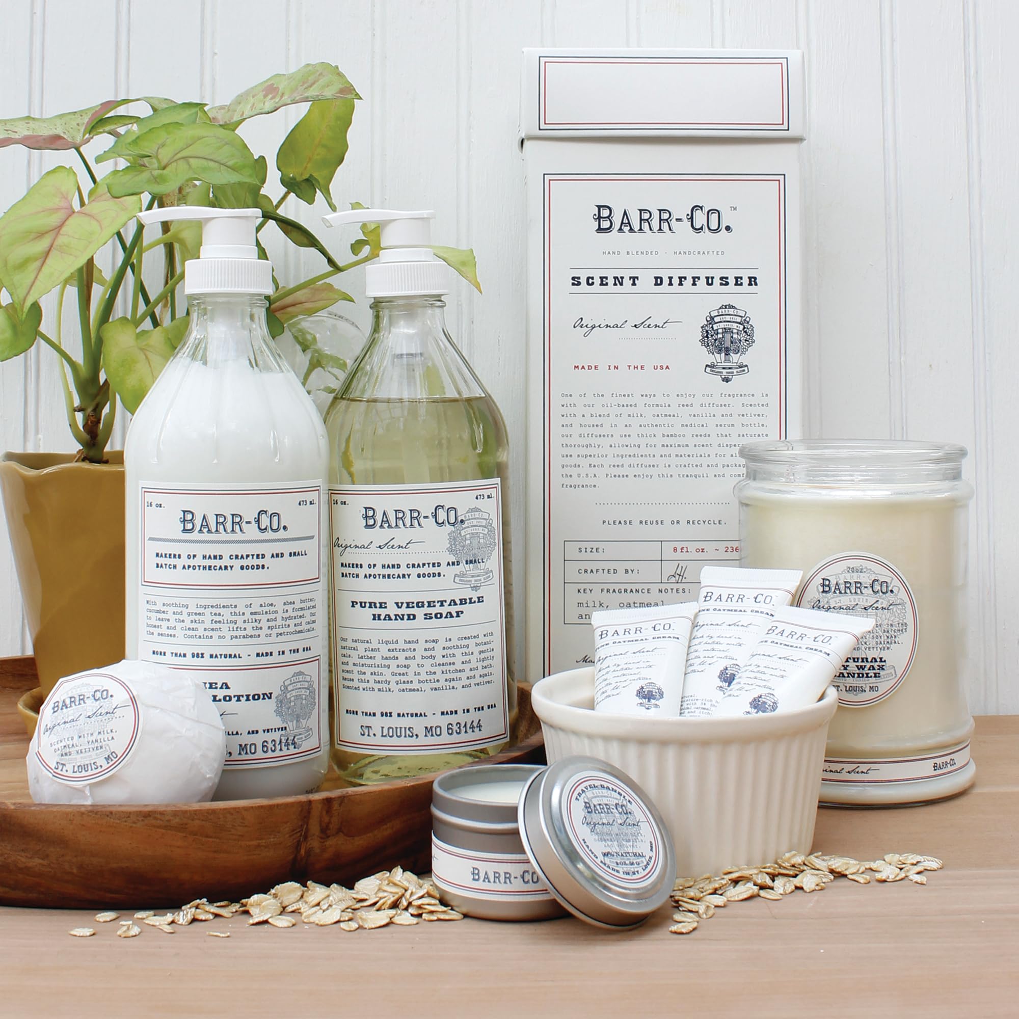 BARR-CO hand soap pump-dispense eases mess-free hand washing at home.