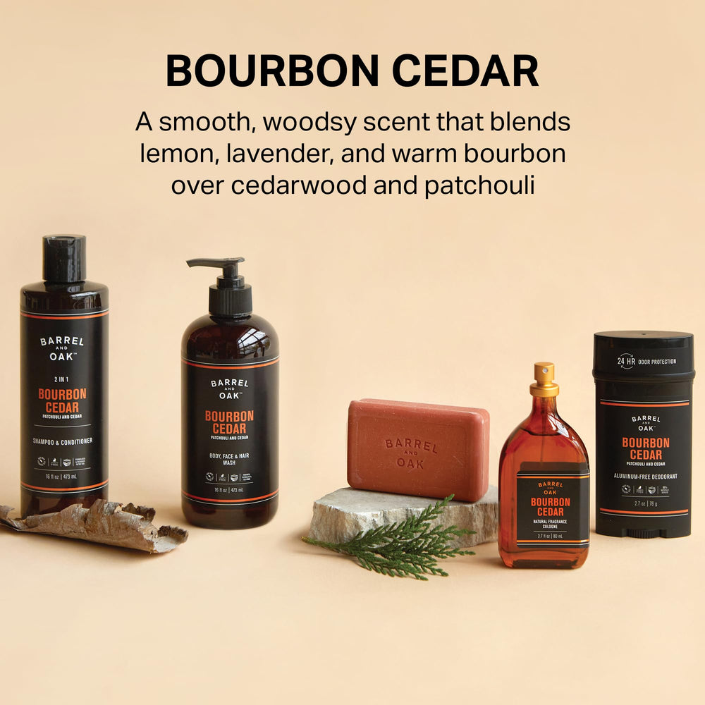 Barrel & Oak Leave-In Conditioner gift-packaging image, vegan-friendly gifting.