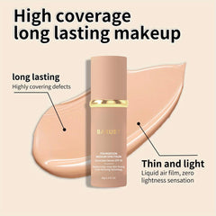 BARUBT SPF50 waterproof swatch demonstrating long-wear performance