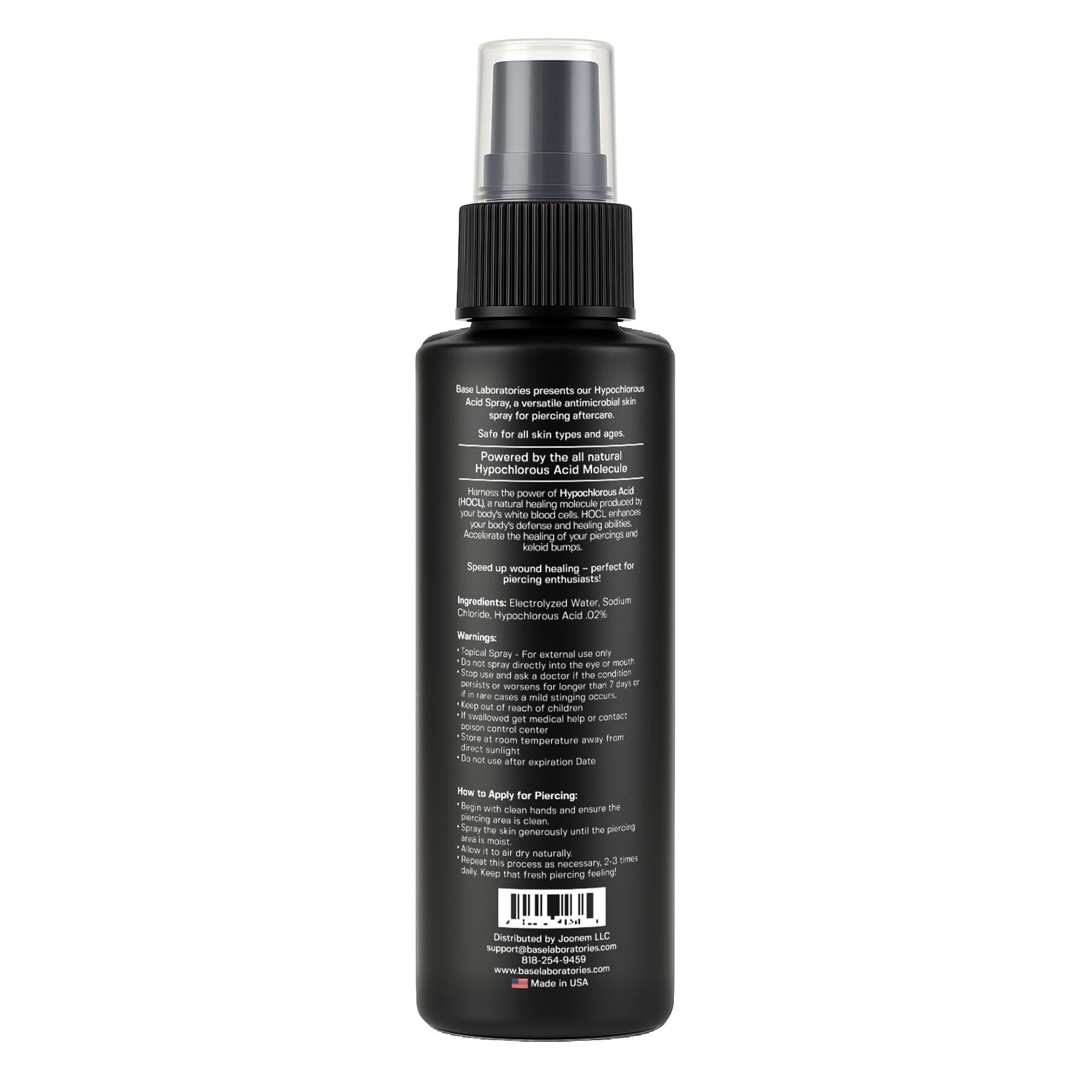 BASE LABORATORIES 8oz-piercing-aftercare-package offers convenient home care.