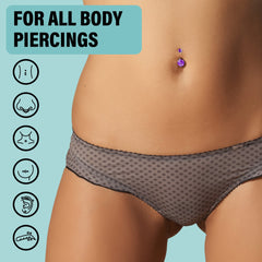 BASE LABORATORIES aloe rosemary tea tree infusion supports gentle cleansing for piercings