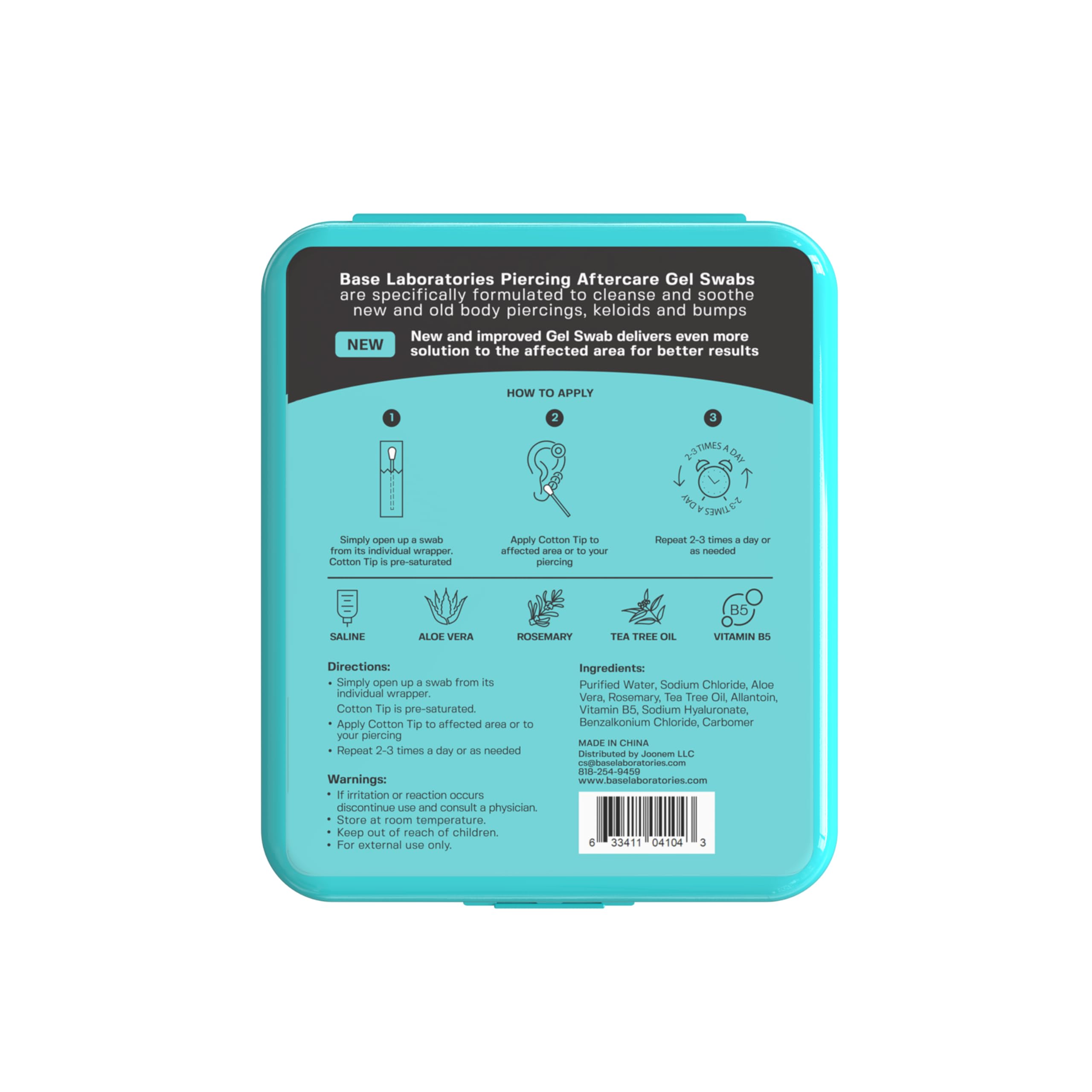 BASE LABORATORIES: Uso práctico en movimiento para perforaciones faciales y corporales.