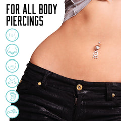 BASE LABORATORIES ear-piercing-cleaner highlights targeted cleansing for new ear piercings.