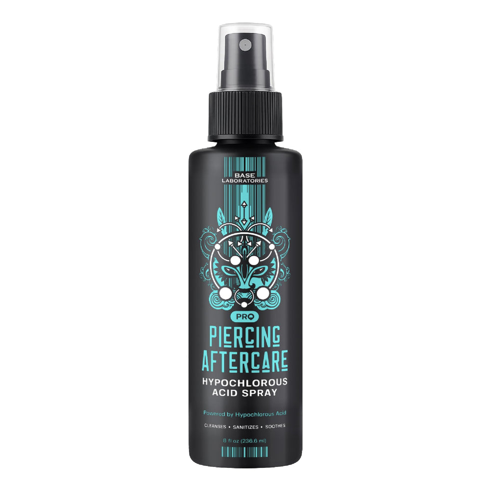 BASE LABORATORIES label-and-bottle-view highlights travel-friendly packaging for HOCl saline spray.