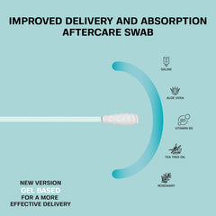 BASE LABORATORIES saline gel swab ready for direct application to piercing sites