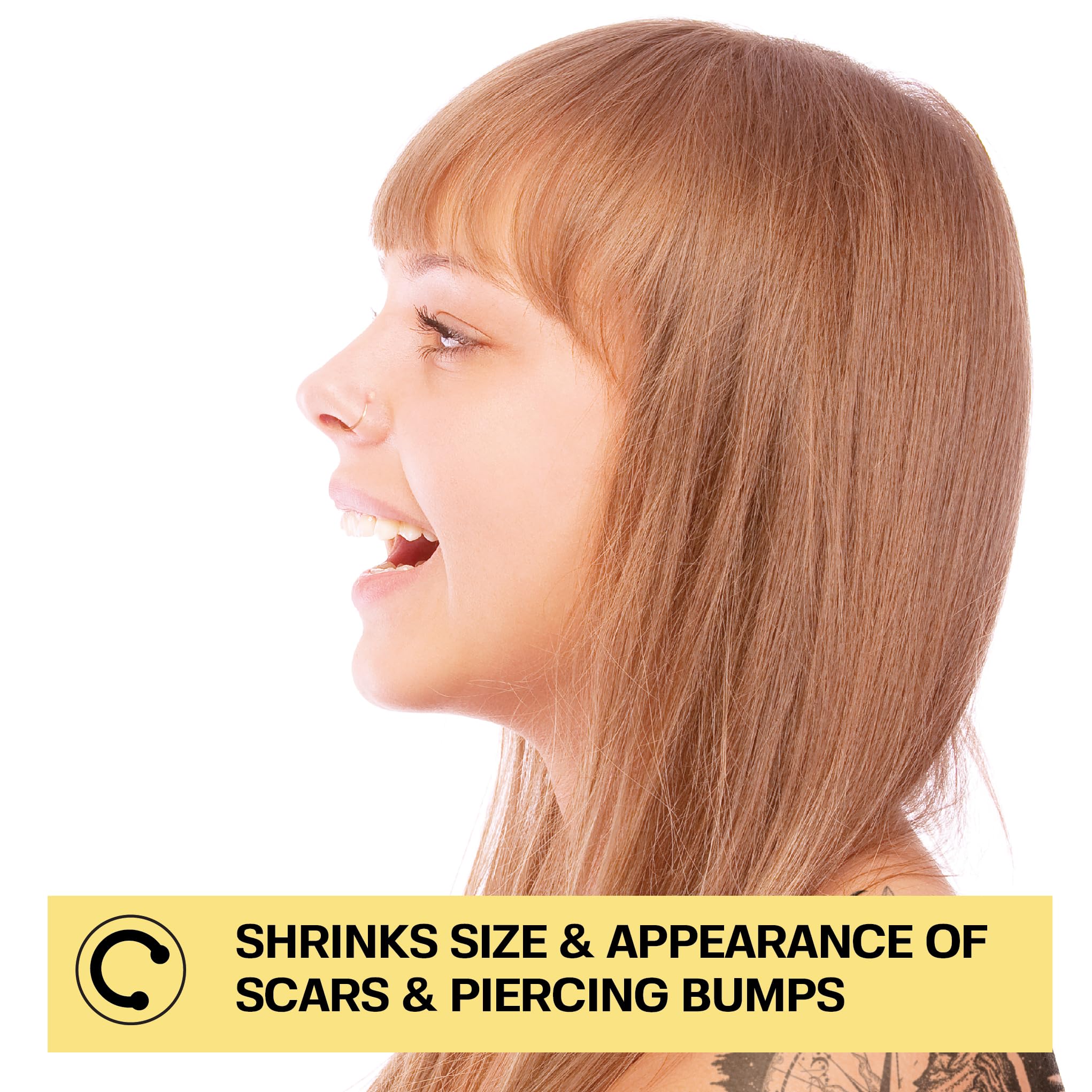 BASE LABORATORIES keloid bump removal drops close-up showing natural formula.