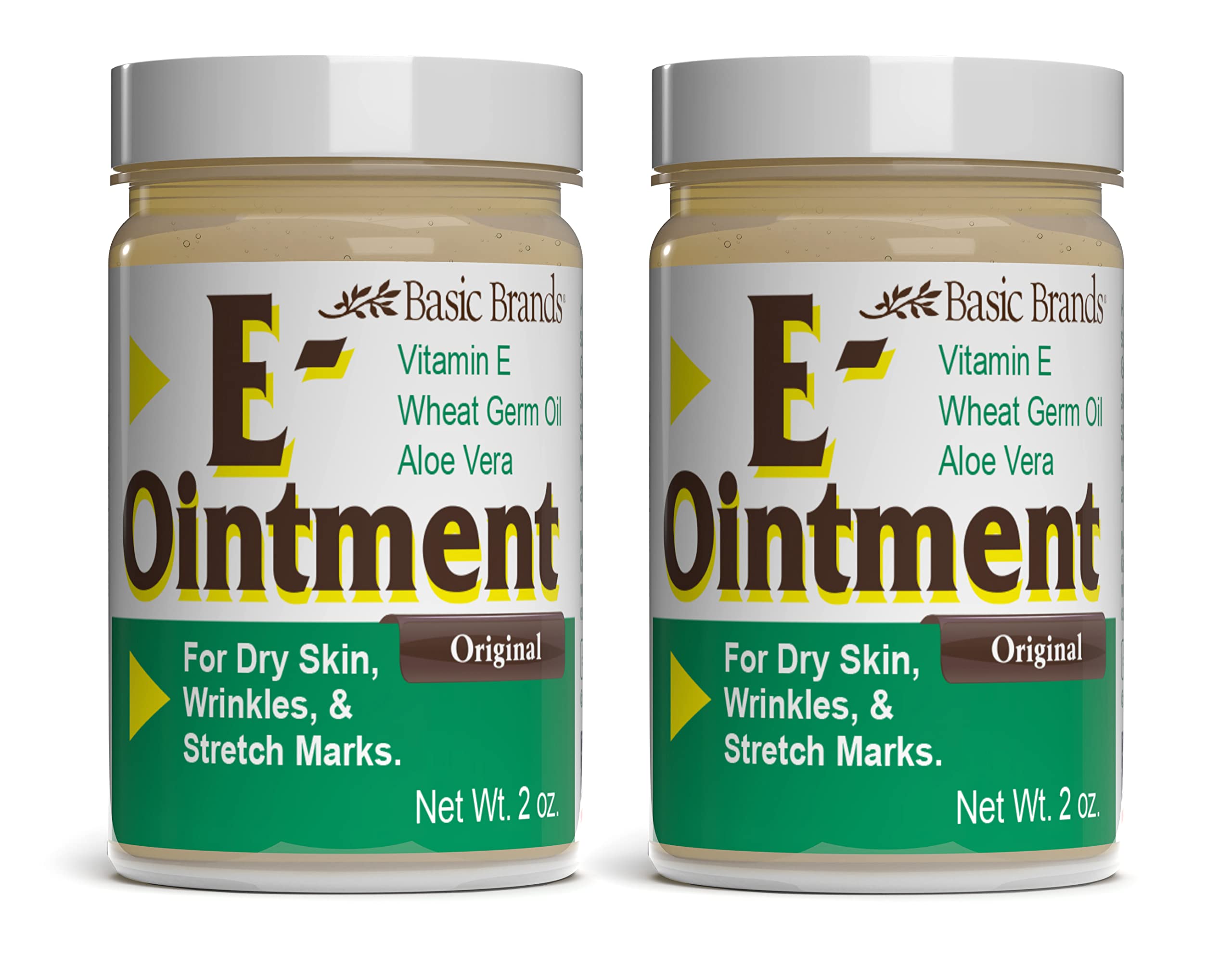Basic Organics 2-pack Vitamin E Ointment; great value hydration.