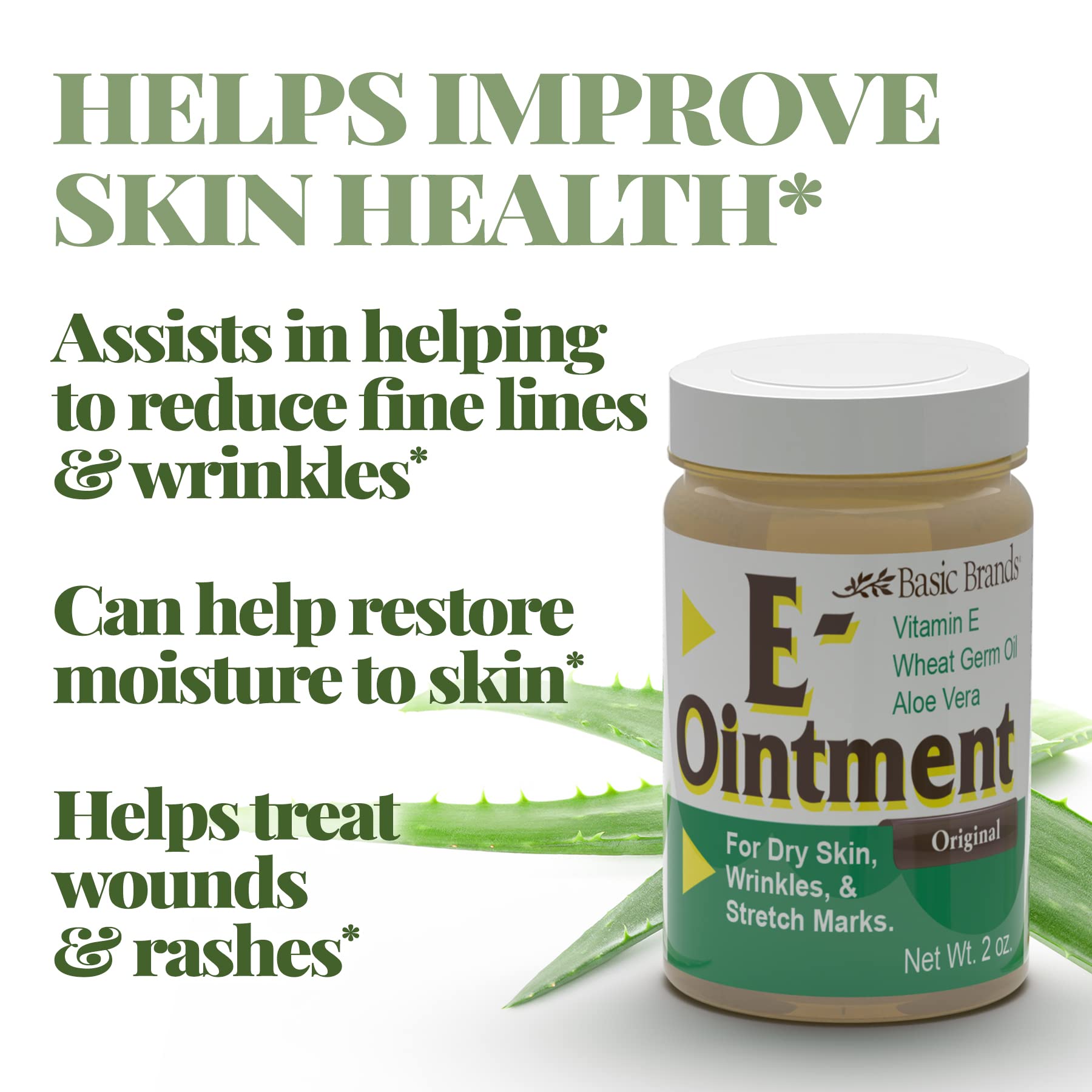 Basic Organics Non-Greasy Hydration; seals moisture without clogging pores.