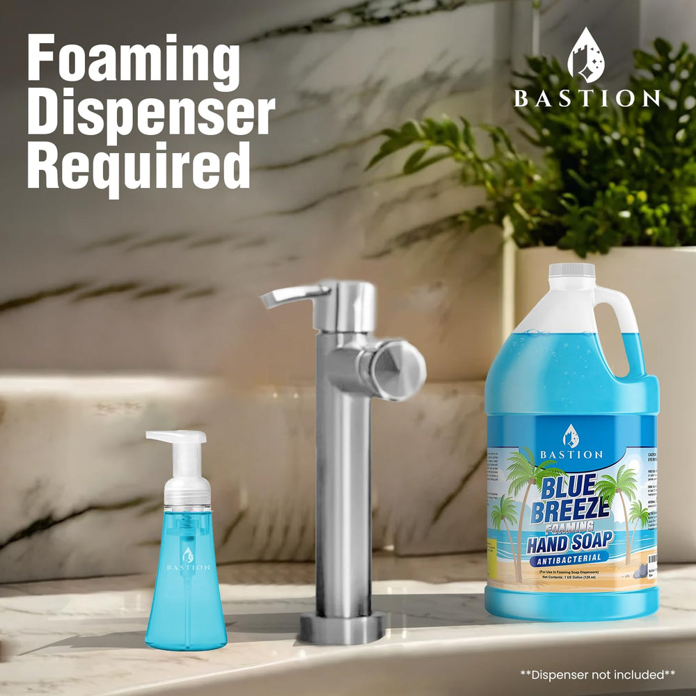 Bastion Blue Breeze moisturizing formula keeps skin soft after washes