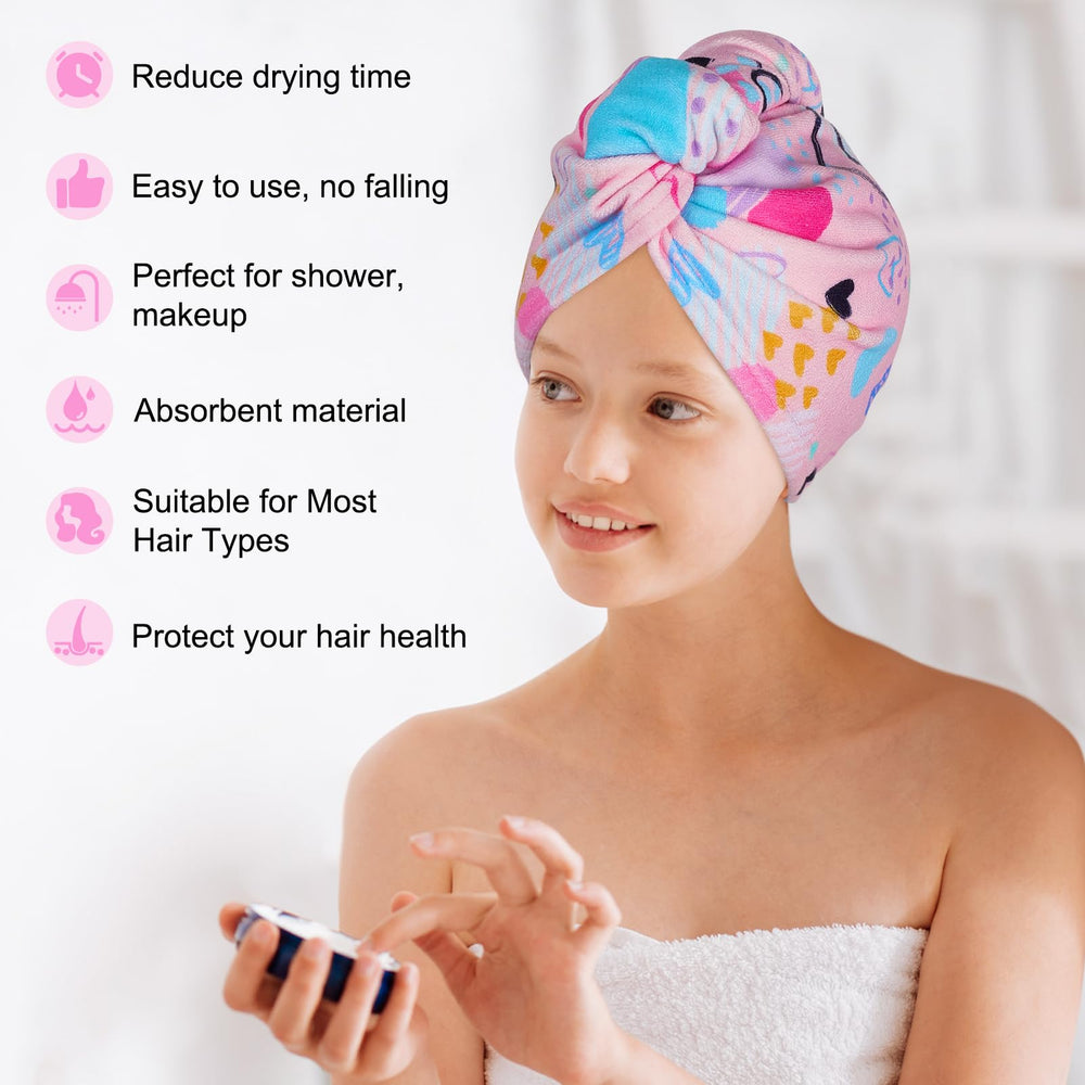 Basumee blue towel wrap is machine washable for easy care