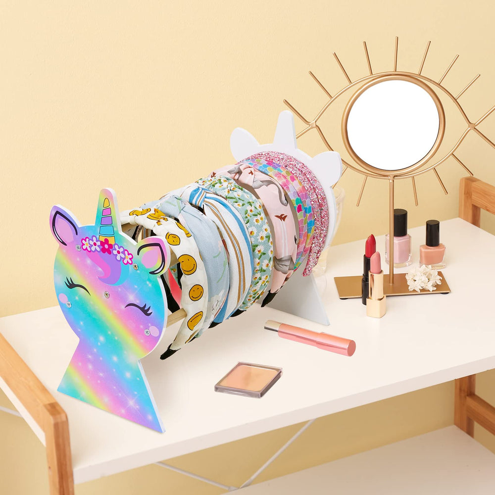 Basumee unicorn-pattern side board highlighting sturdy 5 mm construction
