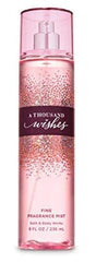 Bath and Body Works A Thousand Wishes fragrance spray closeup for daily wear, with a bright uplifting scent