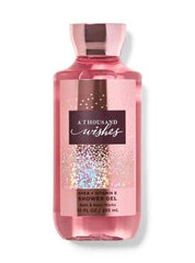Bath & Body Works A Thousand Wishes mist bottle demonstrating a sparkling fragrance for daily wear.