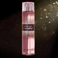 Bath & Body Works A Thousand Wishes packaging highlights the 8 oz size and luxe appeal.