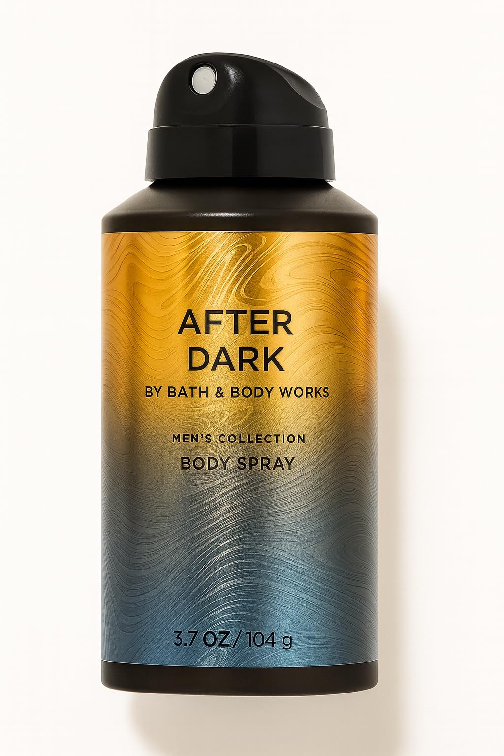 Bath & Body Works After Dark bottle closeup showing ambered suede scent for daily freshness.