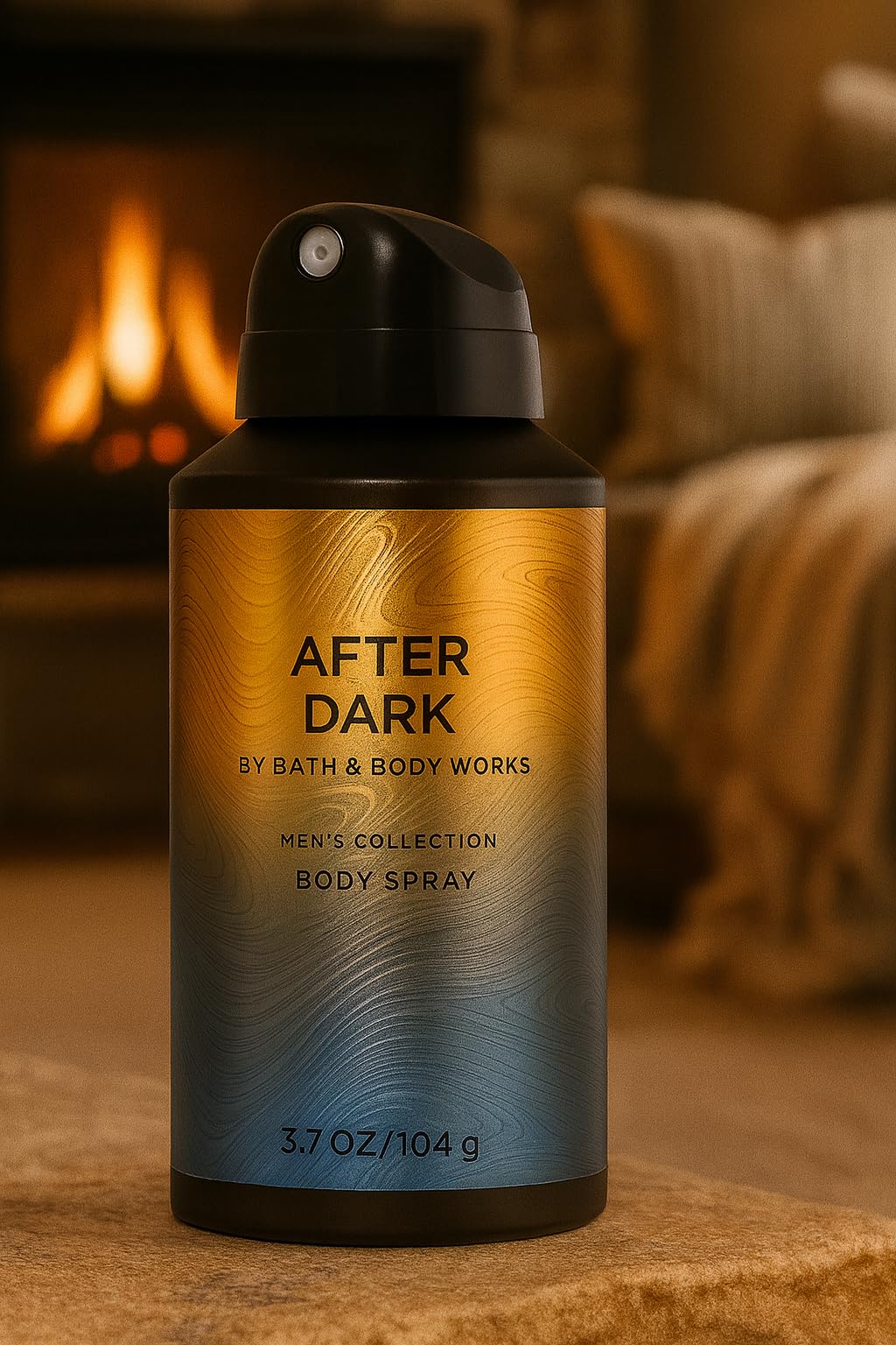 Bath & Body Works After Dark mist application demonstrates light, quick-dry spray for on-the-go wear.