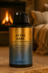 Bath & Body Works After Dark mist application demonstrates light, quick-dry spray for on-the-go wear.