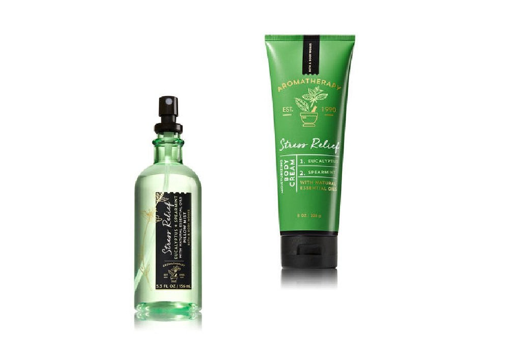 Bath & Body Works Aromatherapy Pillow Mist for stress relief and restful sleep