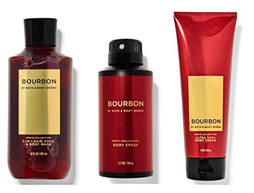 Bath & Body Works Bourbon Hair + Body Wash foamy lather in action