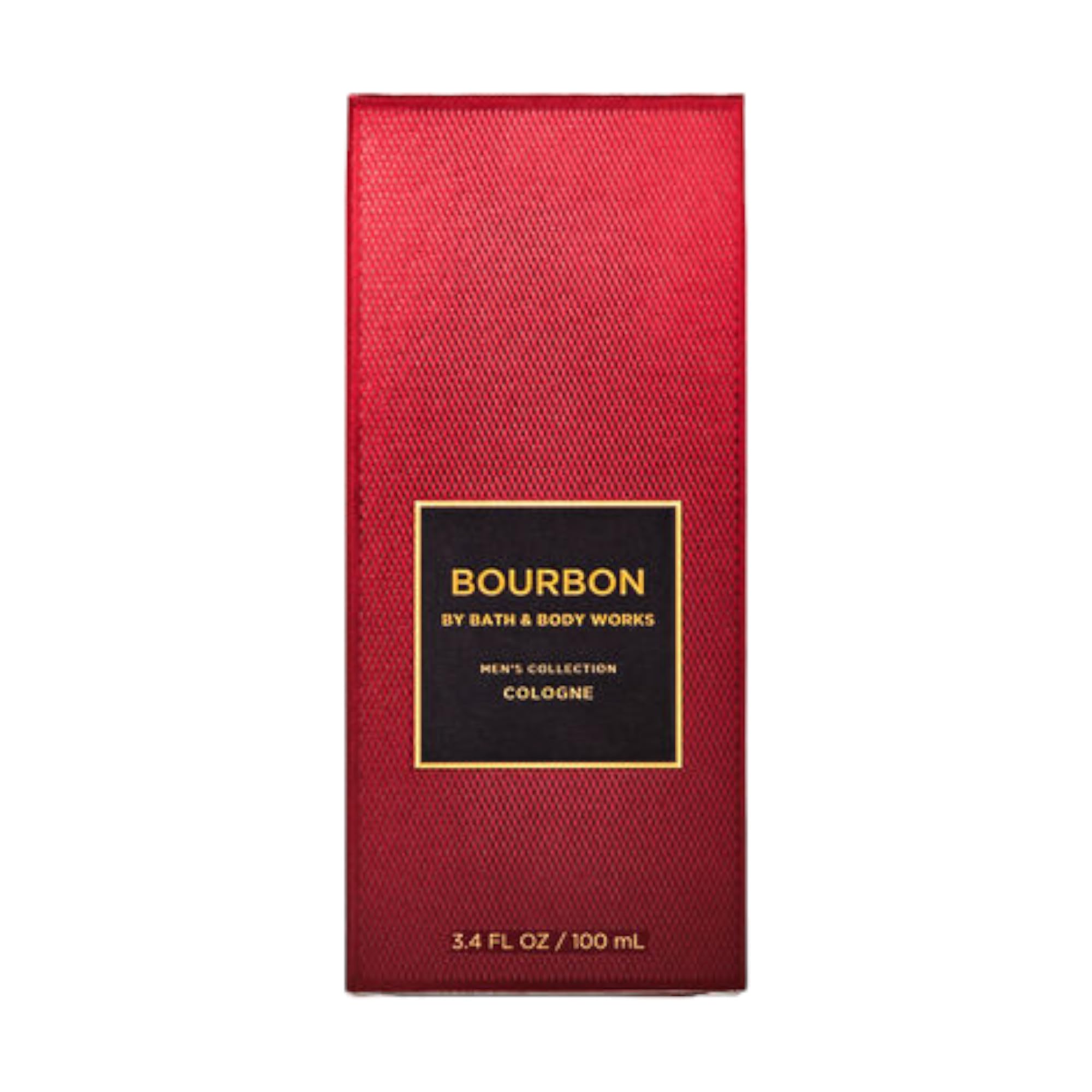 Bath and Body Works Bourbon men's fragrance spray cap enables easy application.