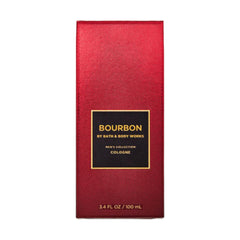 Bath and Body Works Bourbon men's fragrance spray cap enables easy application.