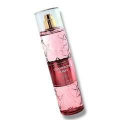 Bath & Body Works Champagne Toast mist spray—fruity notes for on-the-go refreshment.