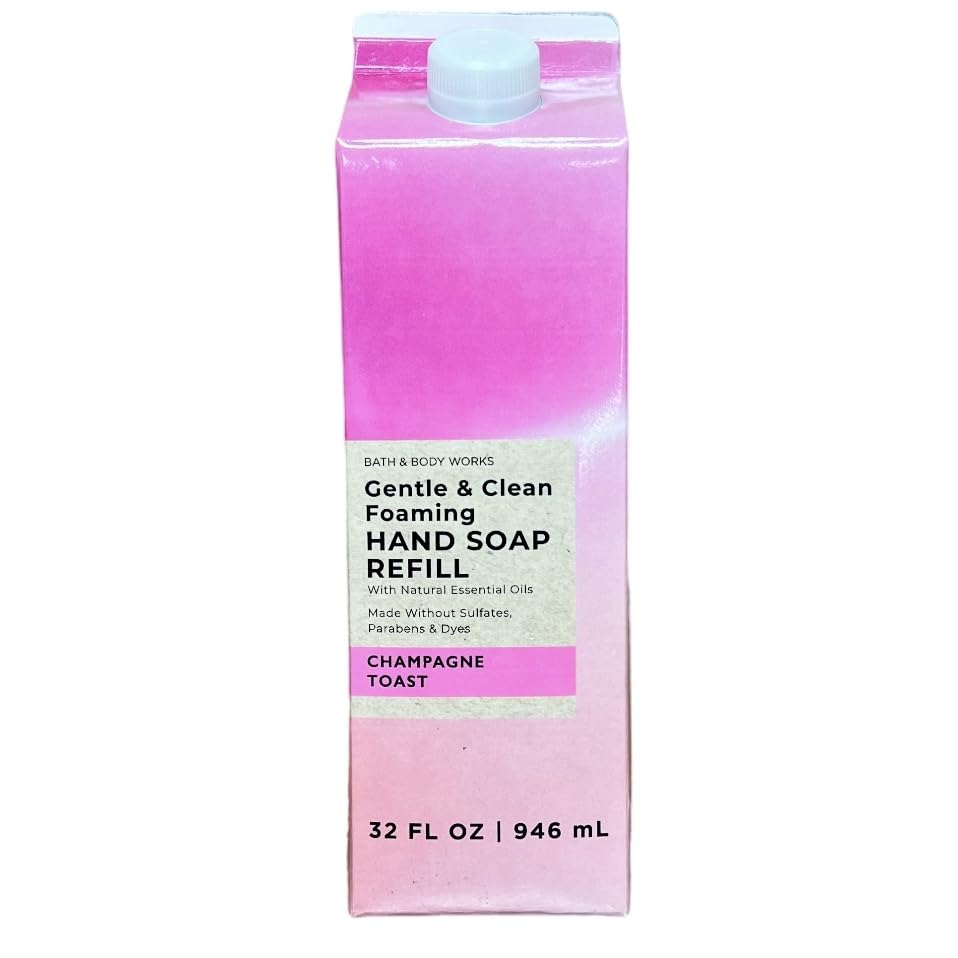 Bath & Body Works Champagne Toast refill bottle for easy daily hand cleansing