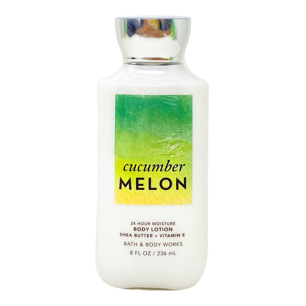 Bath & Body Works Cucumber Melon lotion texture close-up showing everyday moisture