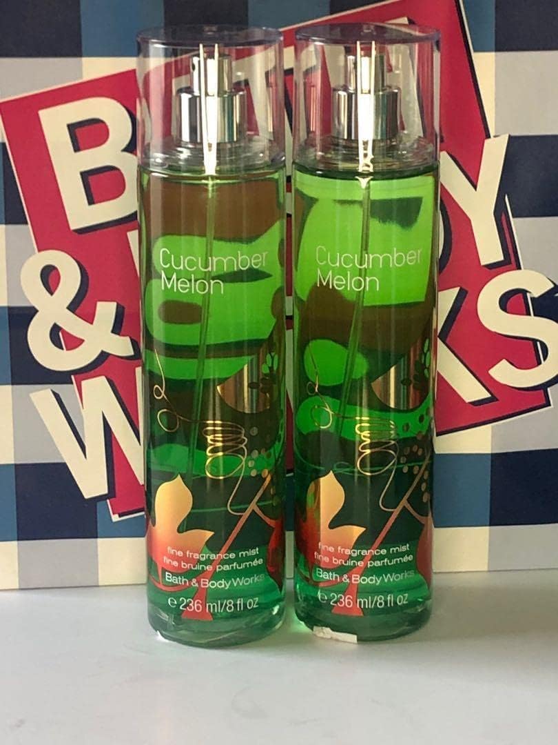 Bath & Body Works Cucumber Melon mist bottle offers travel-friendly fragrance