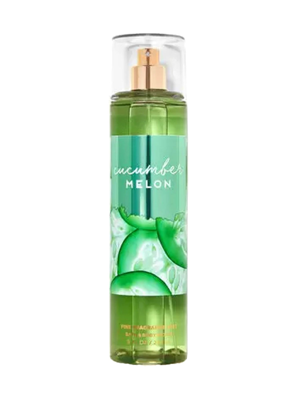 Bath and Body Works cucumber melon fragrance mist splash application demonstrates versatile use after shower or gym