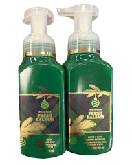 Bath & Body Works Foaming Hand Soap Fresh Balsam bottle front for everyday handwashing with a piney scent