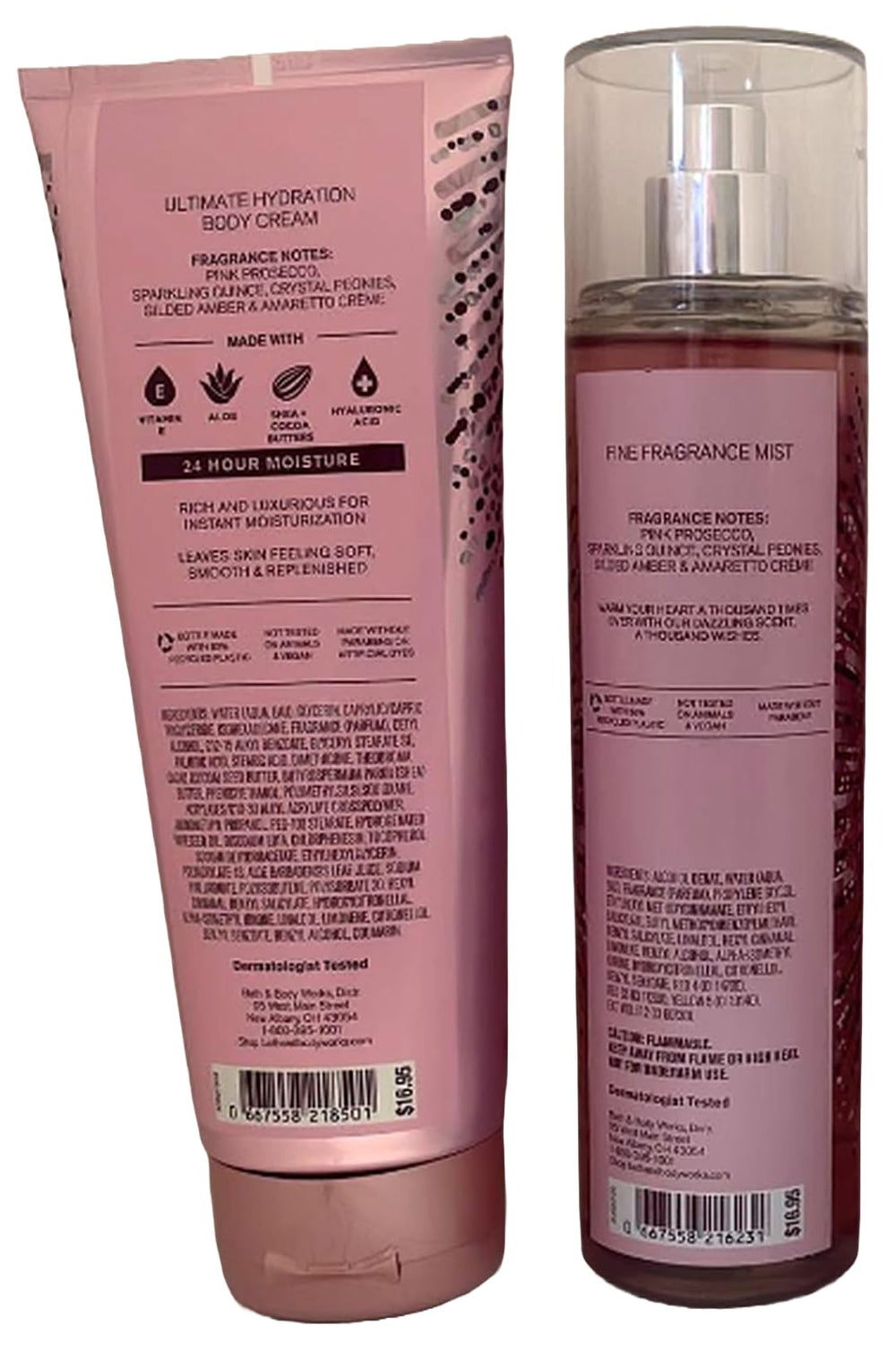 Bath & Body Works Thousand Wishes fragrance-mist and body cream layering idea for richer scent.