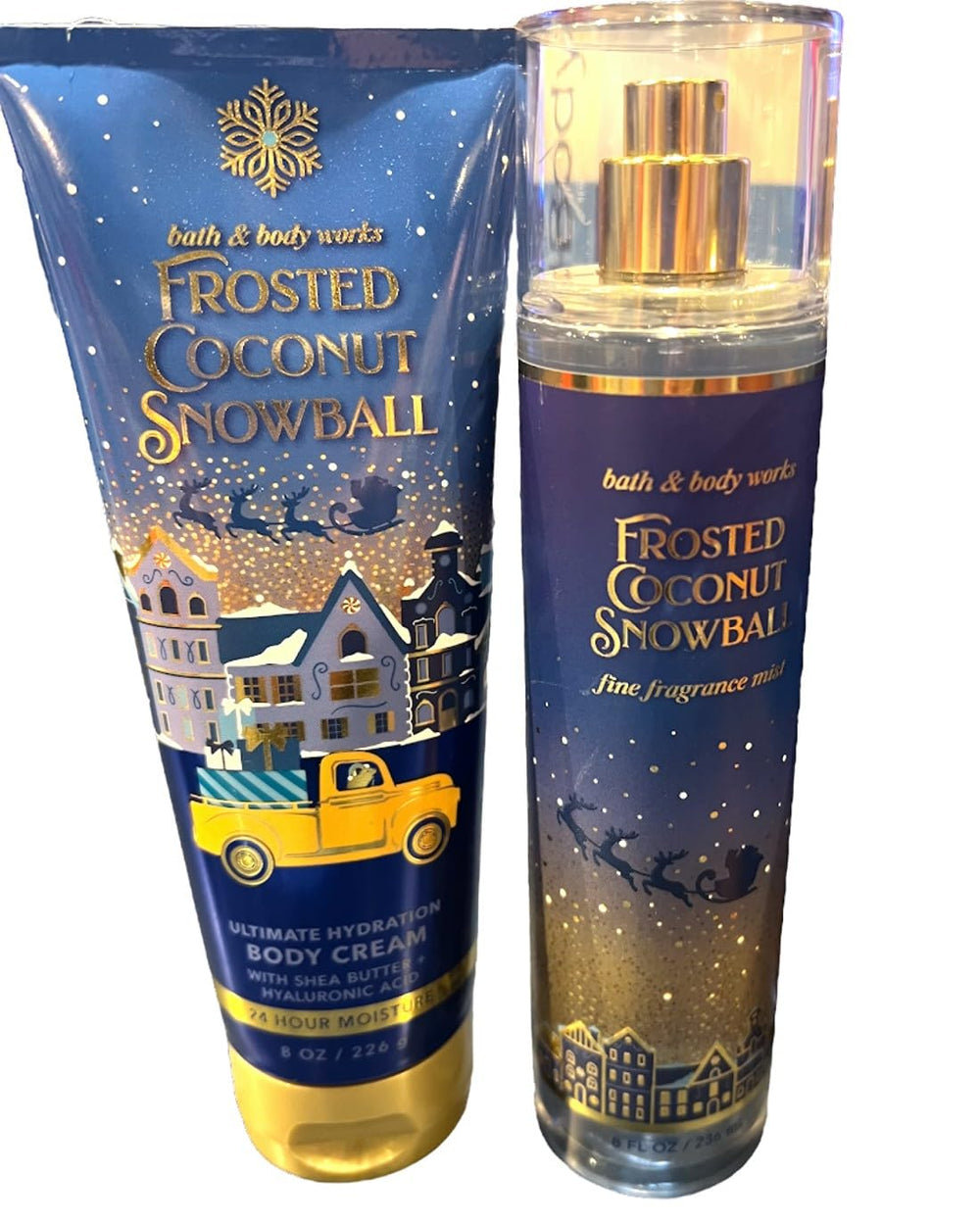 Bath & Body Works Frosted Coconut Snowball mist-cream set for everyday pampering and winter fragrance