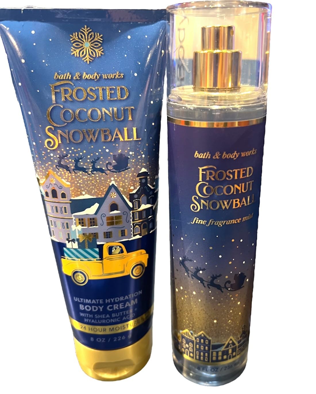 Bath & Body Works Frosted Coconut Snowball mist-cream set for everyday pampering and winter fragrance