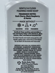 Bath and Body Works Gentle Foaming Hand Soap Black Cherry Merlot bottle supports daily hand care and relaxation