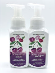 Bath and Body Works Gentle Foaming Hand Soap Black Cherry Merlot pour delivers a refreshing aromatic cleanse