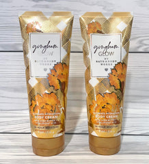 Bath & Body Works Gingham Glow cream texture close-up for smooth skin hydration