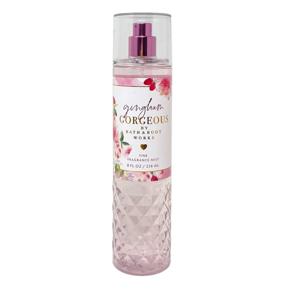 Bath & Body Works Gingham Gorgeous bottle pump enables easy, light fragrance for everyday freshness.