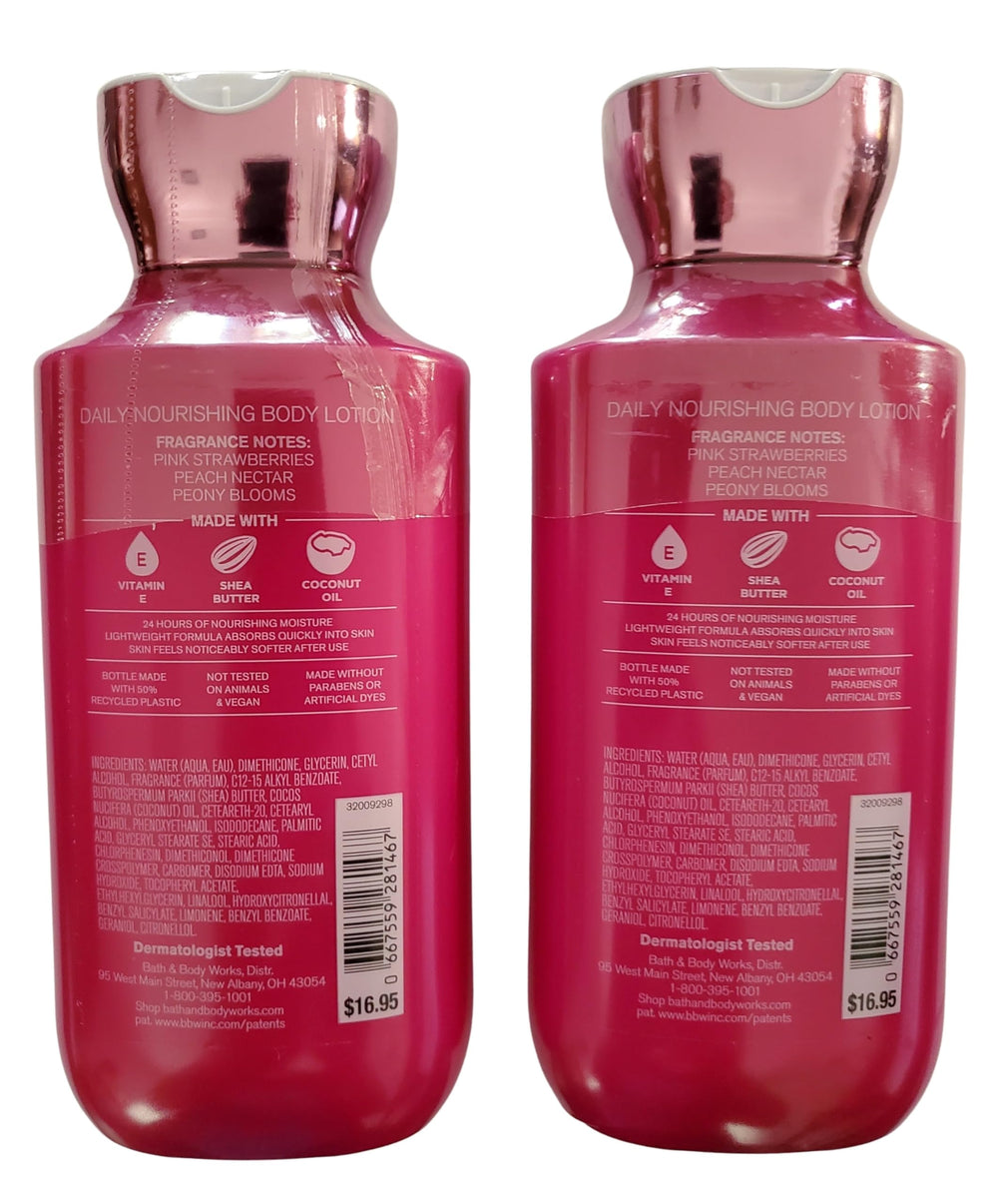 Bath & Body Works Gingham Gorgeous duo packaging showing convenient 8 oz bottles for sharing.