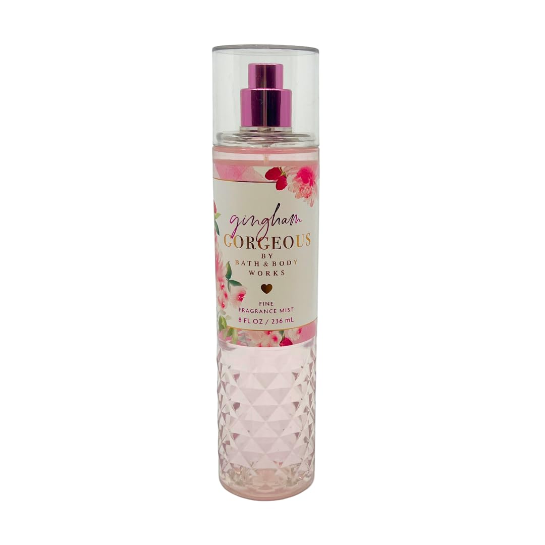 Bath and Body Works Gingham Gorgeous Mist spray used for daily refresh