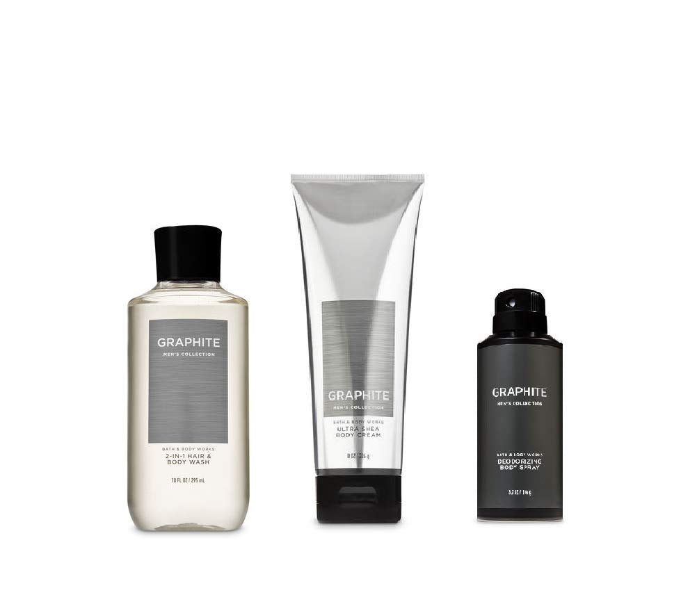 Bath & Body Works Graphite 2019 Edition 2-in-1 wash bottle pour — energizing daily cleanse