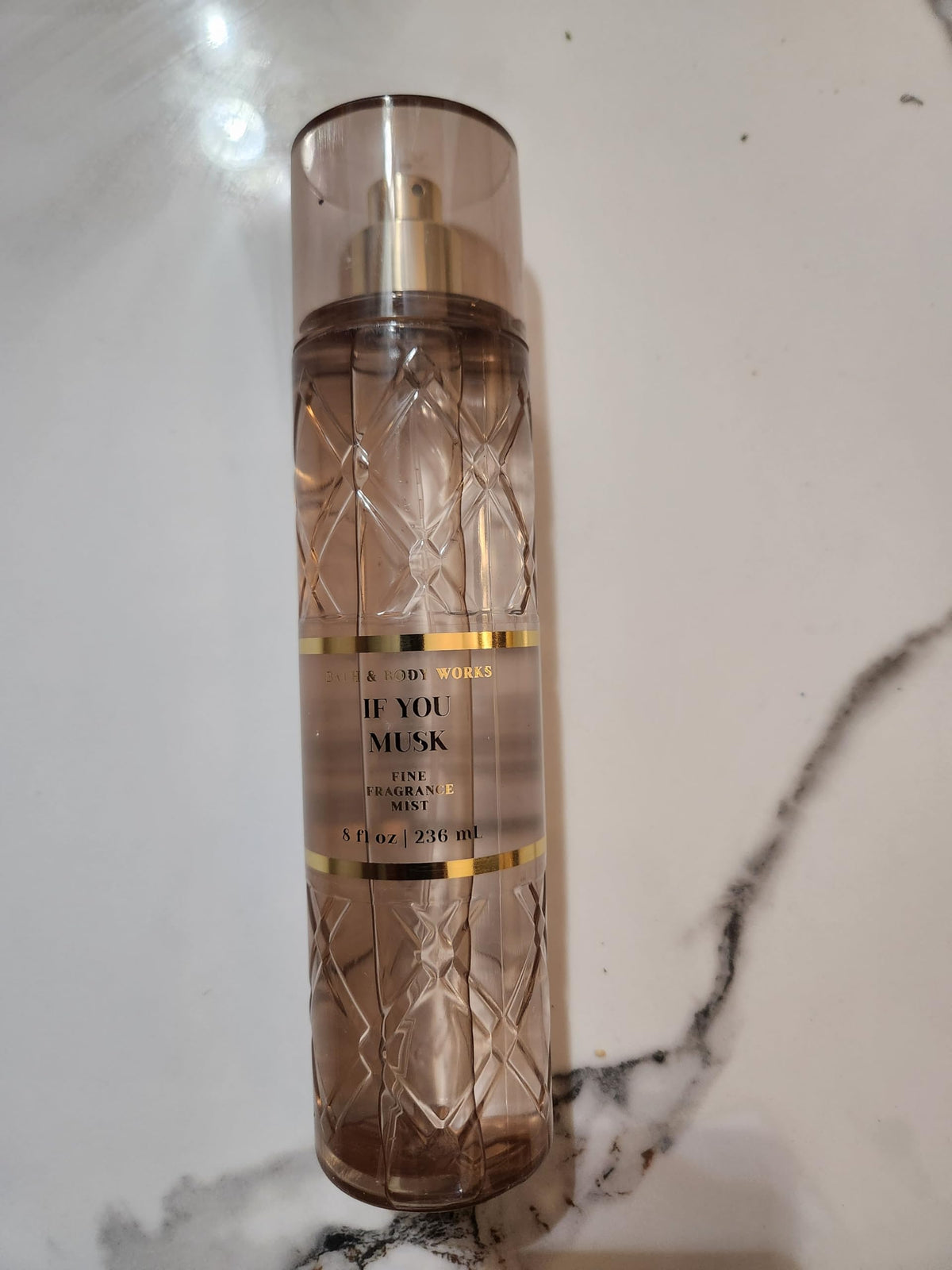 Bath & Body Works If You Musk bottle close-up with long-lasting fragrance